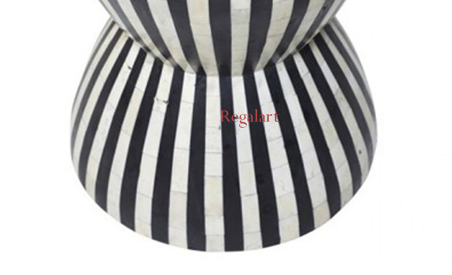 Handmade Bone Inlay Stool Nightstand Corner Table End Stool Vintage Home Decor Gift