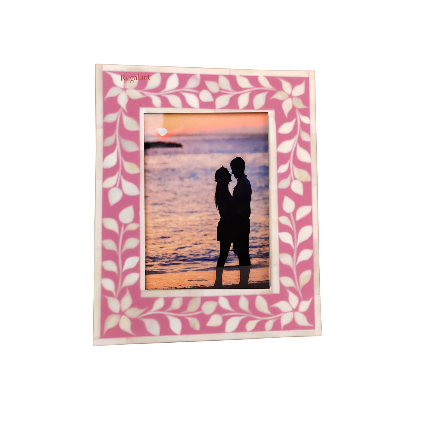 Bone Inlay Photo Frame floral Patten handmade Picture Frame bedroom decor art