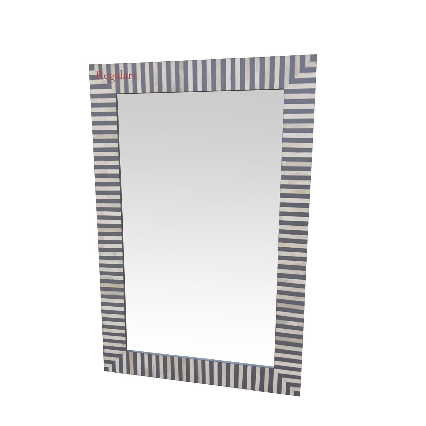 Bone Inlay Unique Pattern Wall Mirror Frame Decorative Handmade Home Decor Art