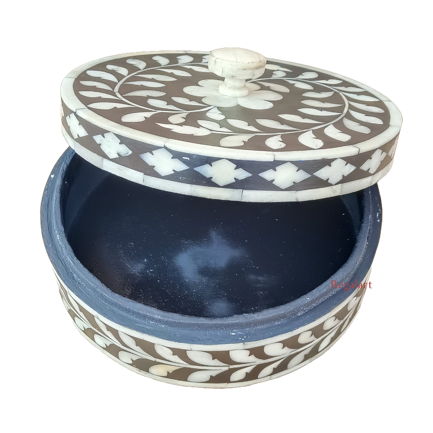 Handmade Bone Inlay Wooden Jewellery Storage Box Home Decor Gift Box