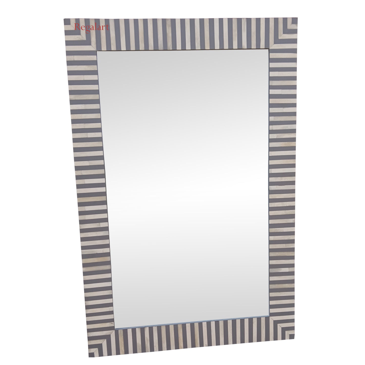 Bone Inlay Unique Pattern Wall Mirror Frame Decorative Handmade Home Decor Art