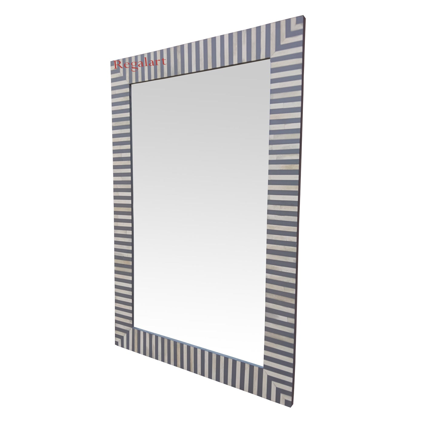 Bone Inlay Unique Pattern Wall Mirror Frame Decorative Handmade Home Decor Art