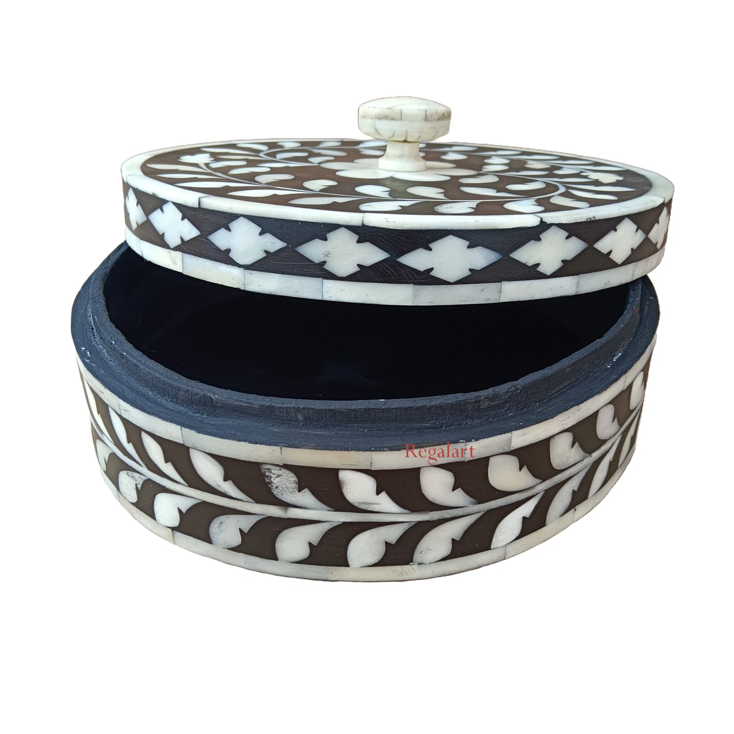 Handmade Bone Inlay Wooden Jewellery Storage Box Home Decor Gift Box