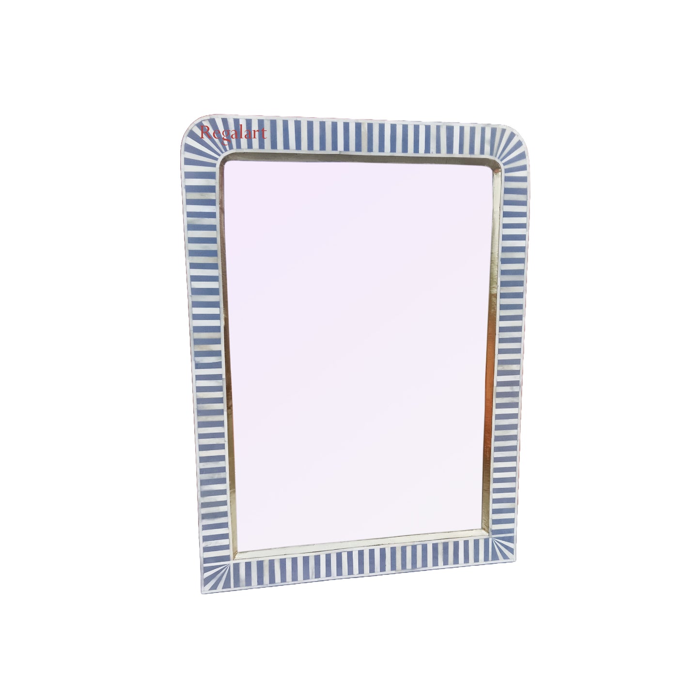Waterfall Bone Inlay Wall Mirror Frame Handmade Bedroom Bathroom Living Room Wall Decor Mirror Frame