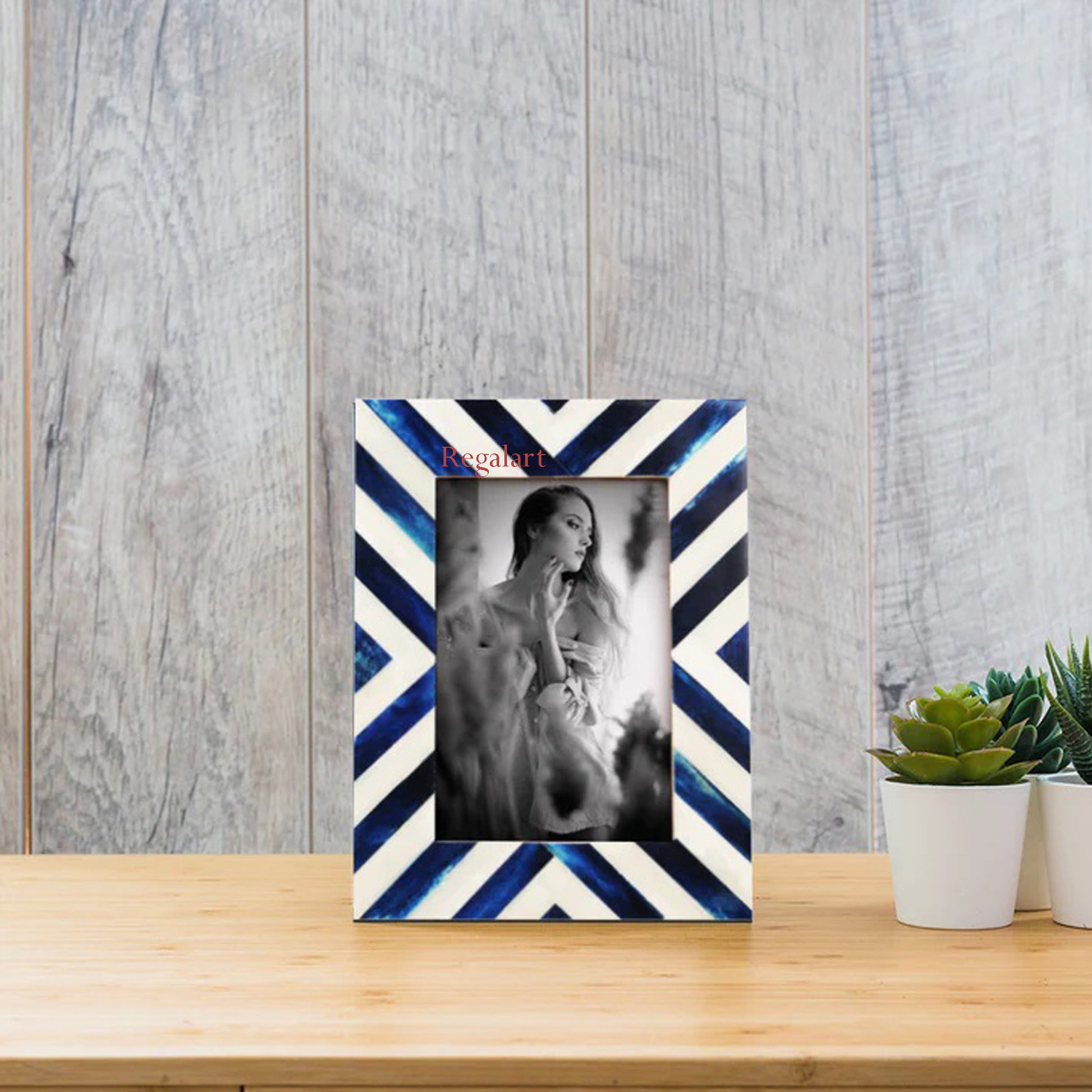 Bone Inlay Decorative Photo Picture Frame Home Decor Gift Handcrafted