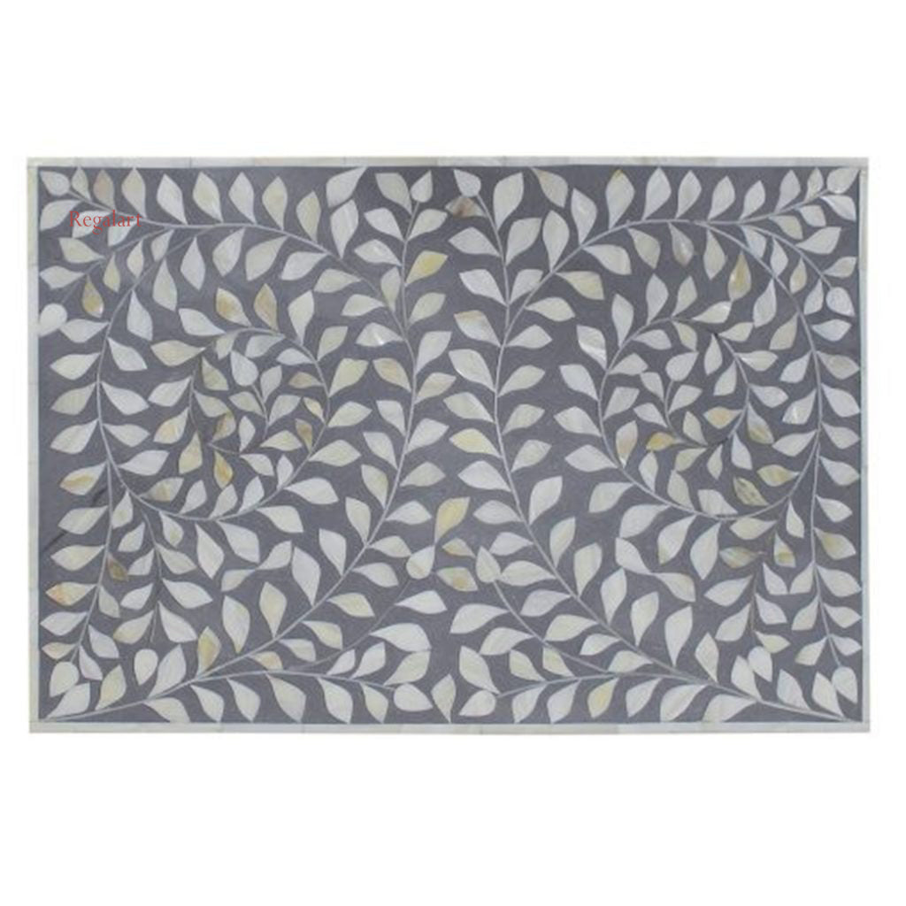 Mother of pearl Bedside Table Nightstand Table Home Floral Petten Bedside Table Decor