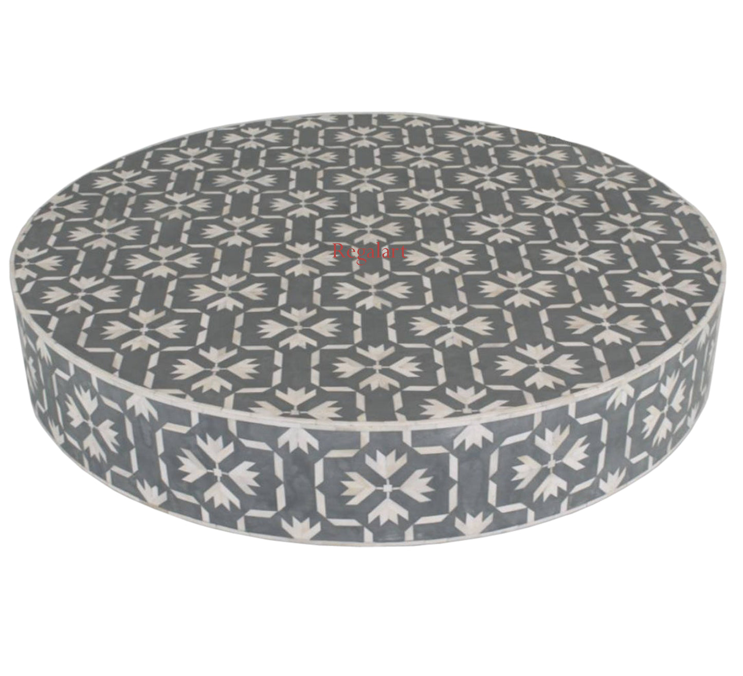 Bone Inlay Unique Design Round Coffee Table Home decor
