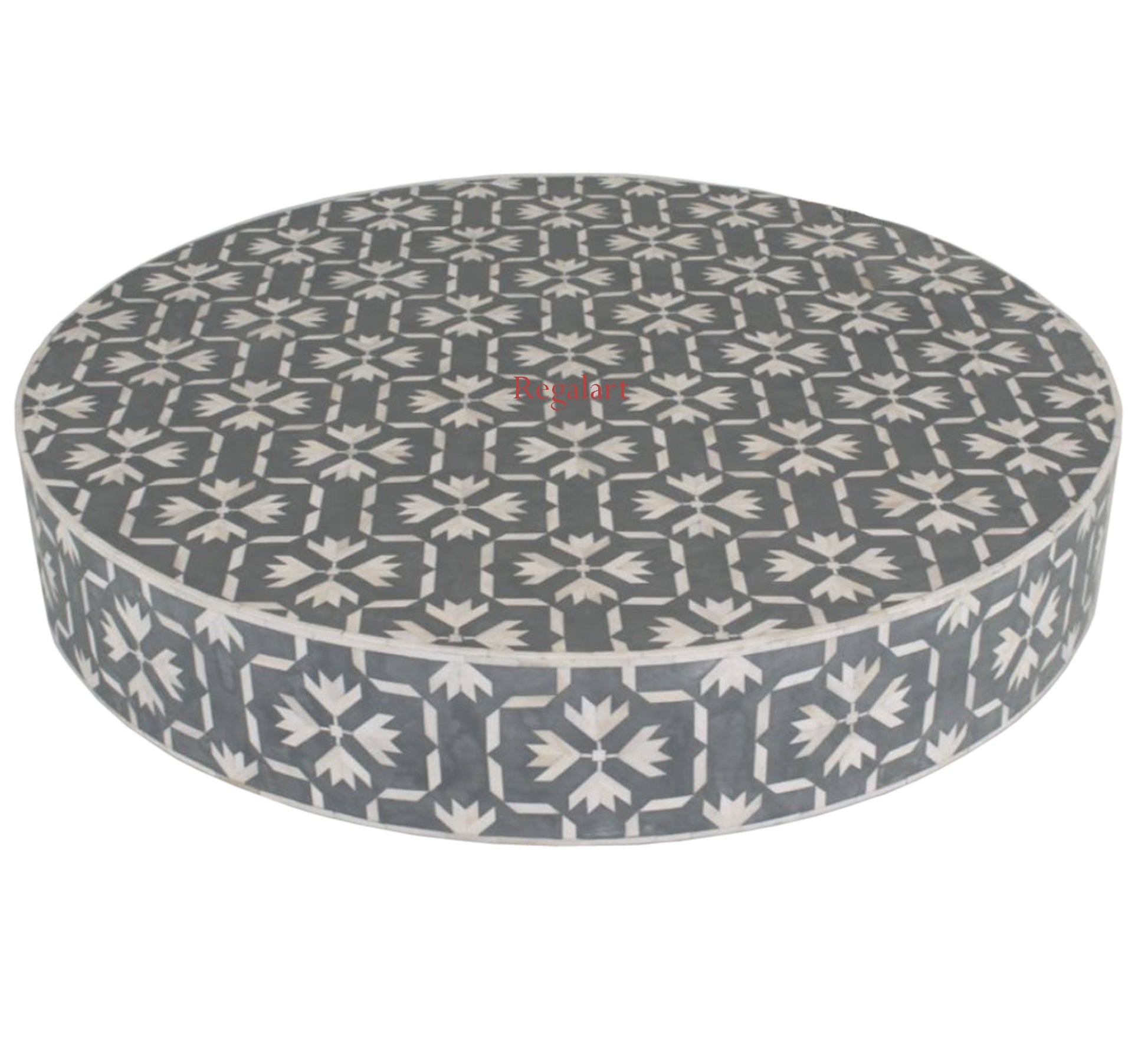 Bone Inlay Unique Design Round Coffee Table Home decor