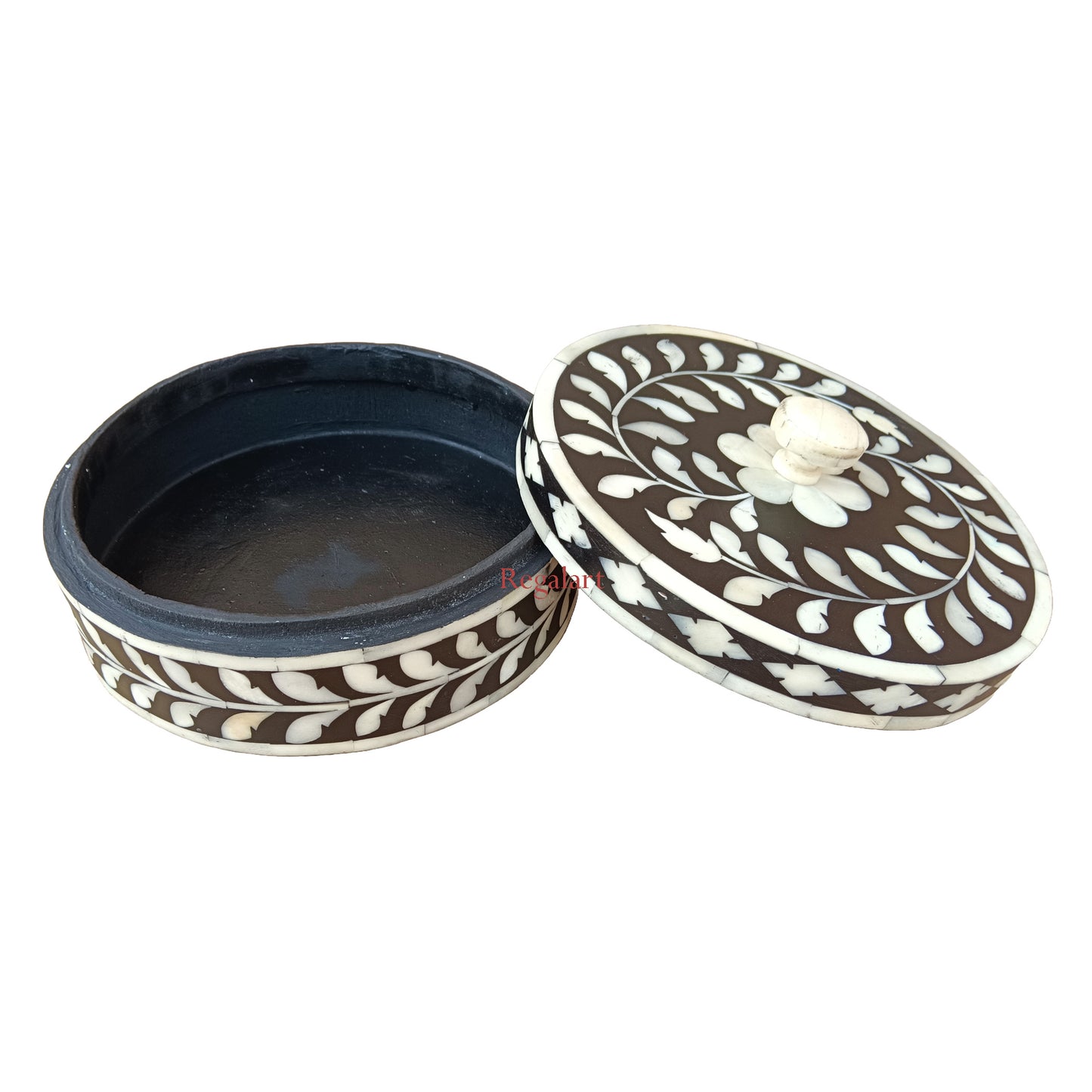 Handmade Bone Inlay Wooden Jewellery Storage Box Home Decor Gift Box