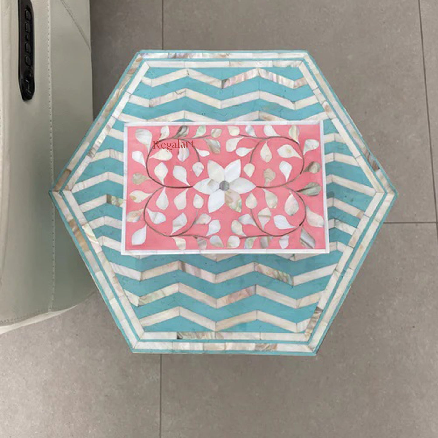 Mother of pearl Inlay Jewelry Box With a Floral Design Storage Handmade For Home Decor Gift Box