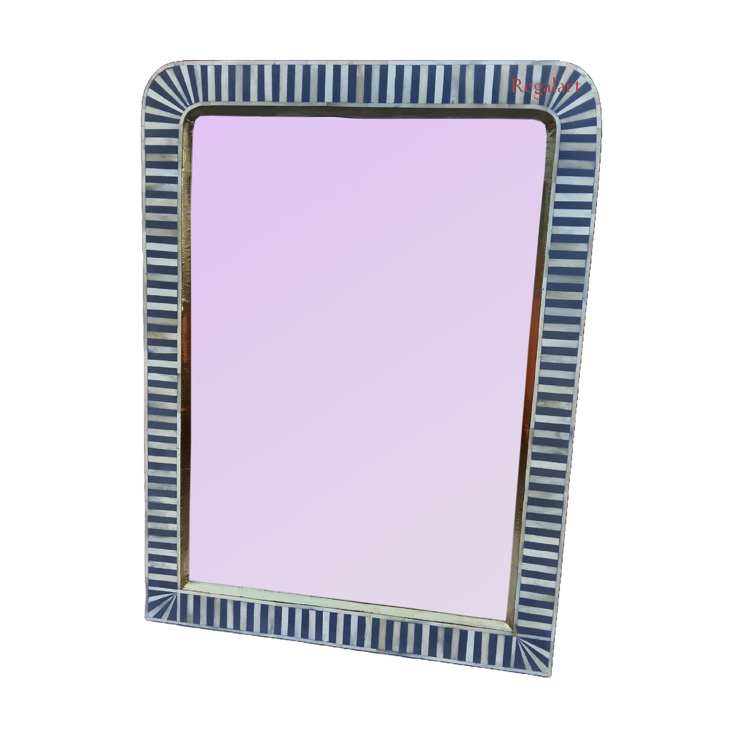 Waterfall Bone Inlay Wall Mirror Frame Handmade Bedroom Bathroom Living Room Wall Decor Mirror Frame