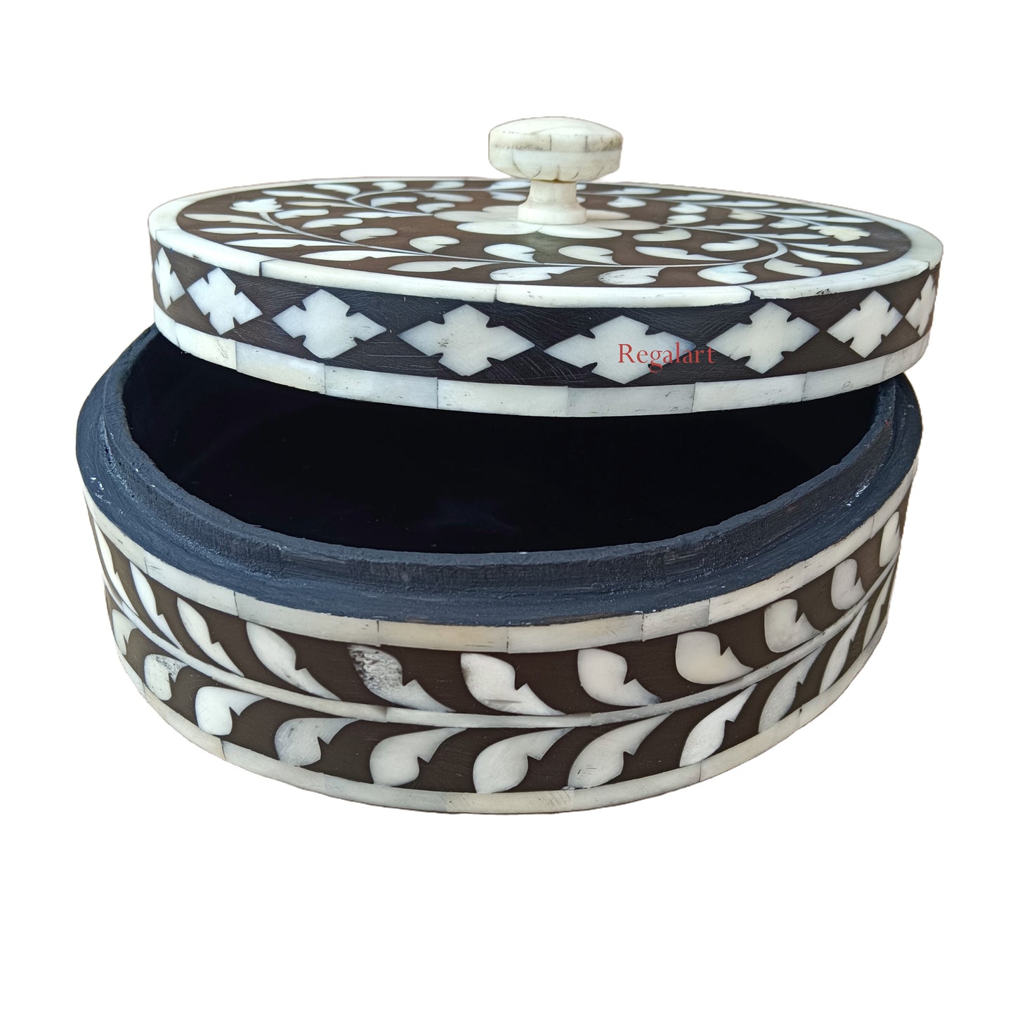 Handmade Bone Inlay Wooden Jewellery Storage Box Home Decor Gift Box