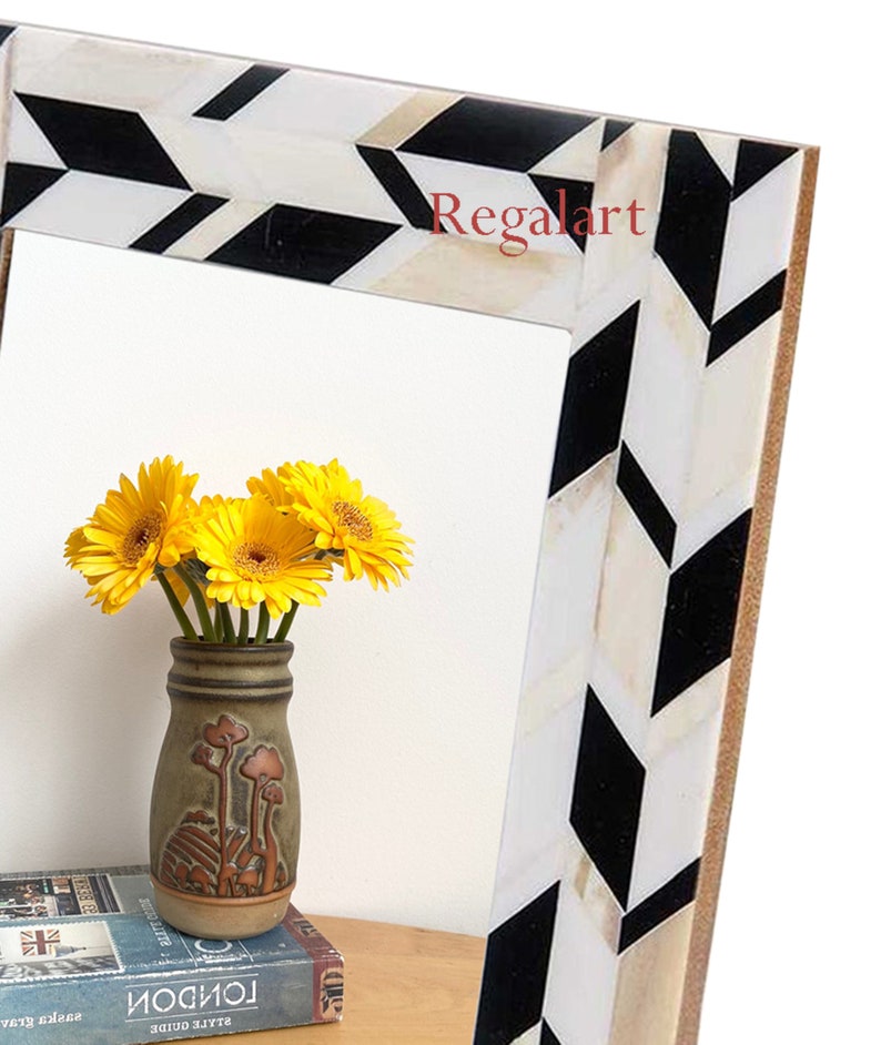 Handmade Bone Inlay Photo Picture Frame Bone Inlay Home Decor Art