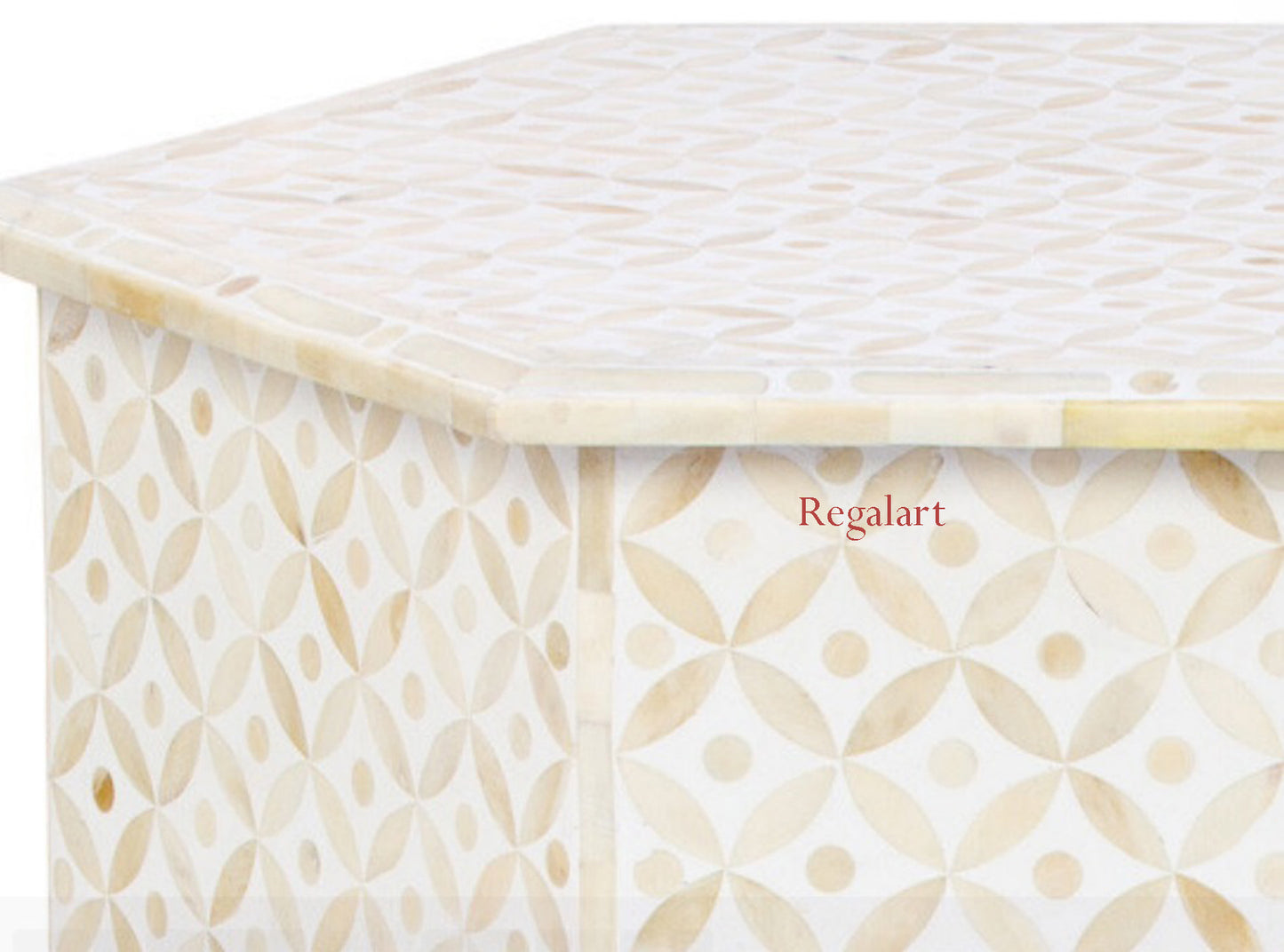 Mother of pearl Unique Pettan Table Handmade Side Table End Stool Home Decor