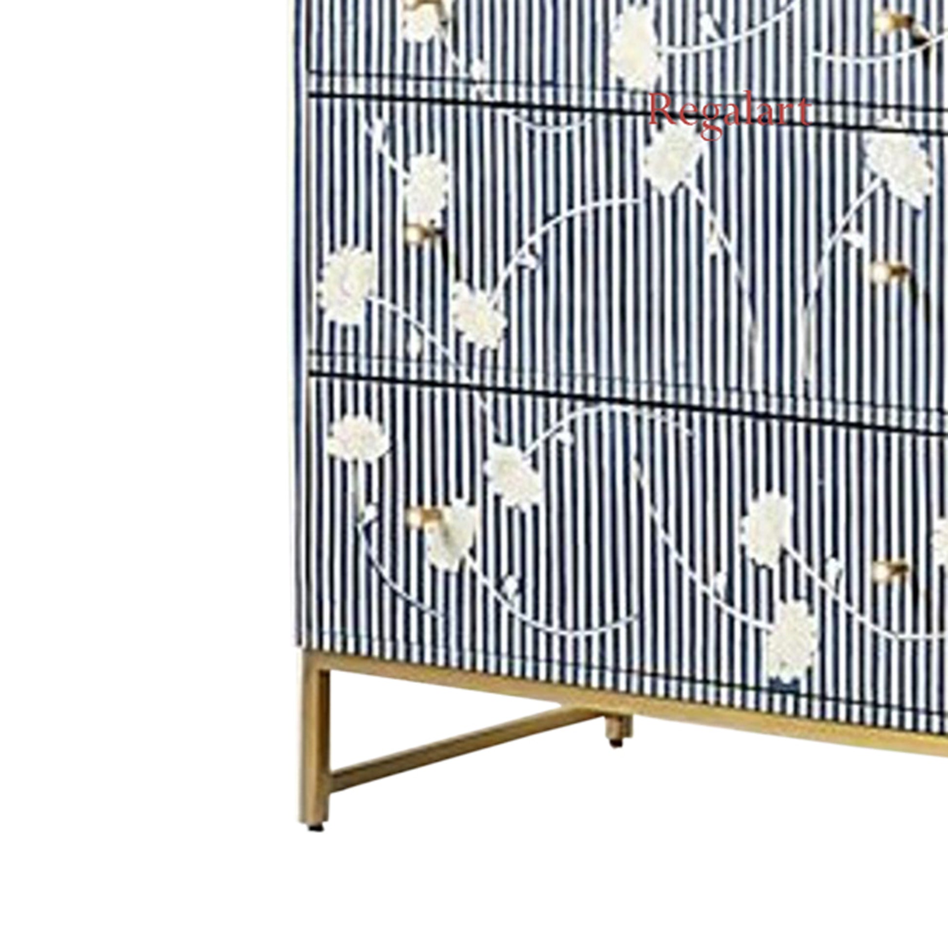 Bone Inlay Unique Design 6 Drawers Chest of Drawers , Bone inlay 6 Drawer Dresser , Bone inlay furniture , Bone inlay cabinet