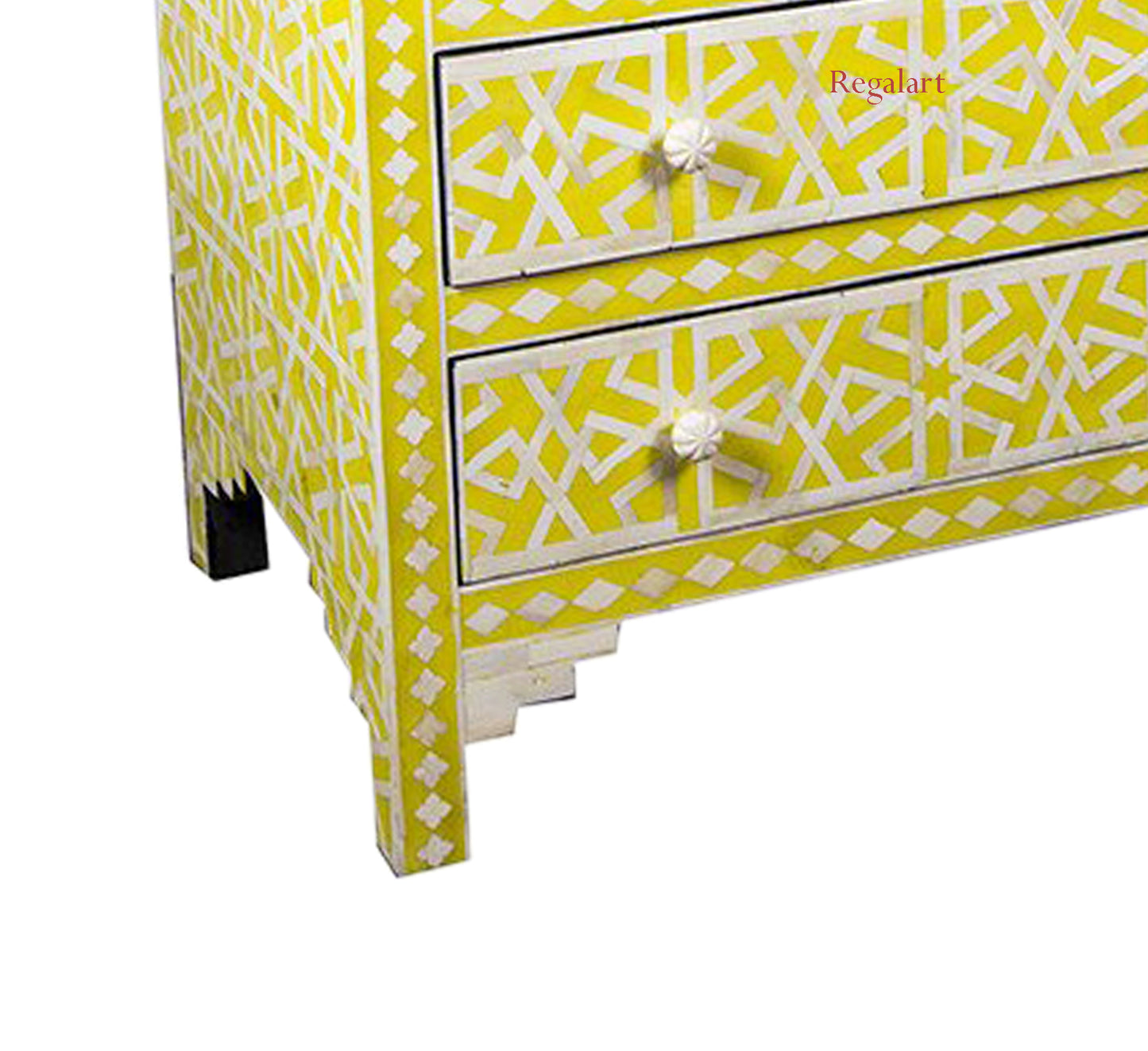 Bone inlay Optical Design Nine Drawer Dresser, Bone inlay 4 drawer chest , Bone Inlay Sideboard,Bone Inlay Chest of Drawer, Bone Furniture
