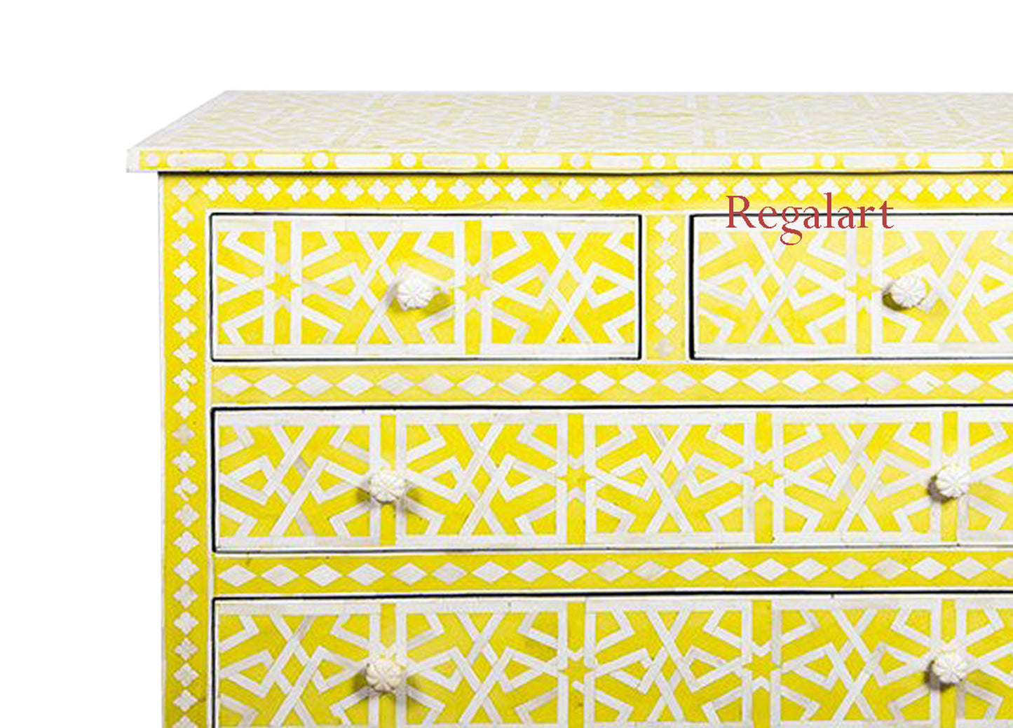Bone inlay Optical Design Nine Drawer Dresser, Bone inlay 4 drawer chest , Bone Inlay Sideboard,Bone Inlay Chest of Drawer, Bone Furniture