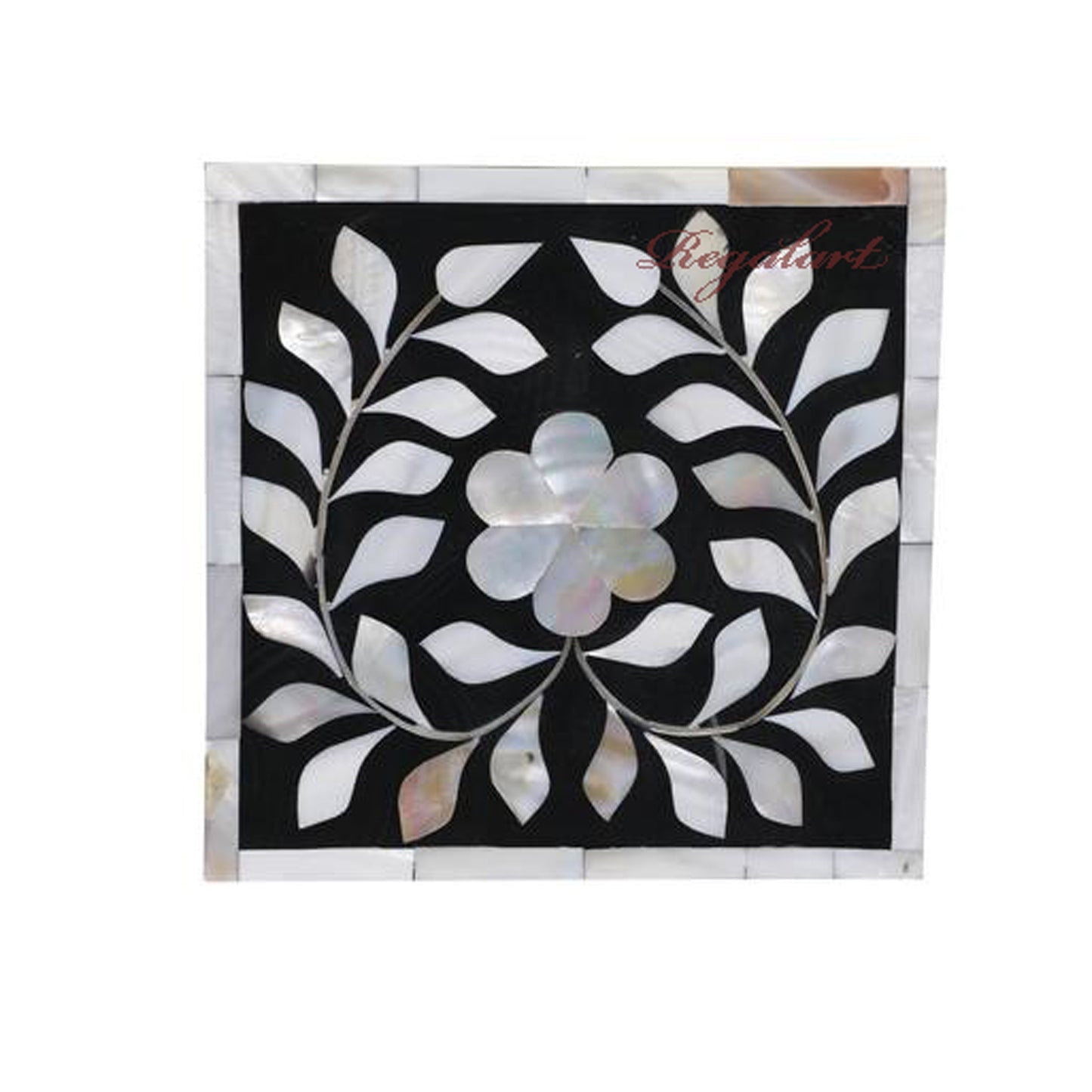 Mother of pearl Inlay Box Gift Jewelry Storage Vintage Art Christmas