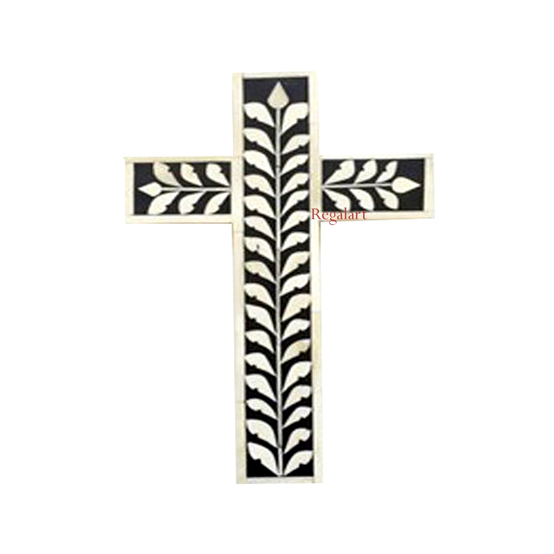 Bone Inlay Holy Cross