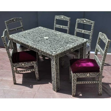 Bone Inlay Dinning Table