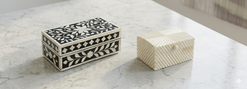 Bone Inlay  Jewelry Box
