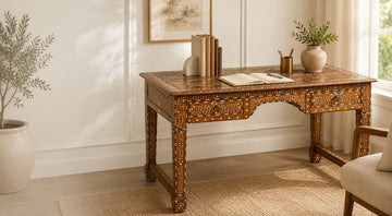 Bone Inlay  Desk Tables