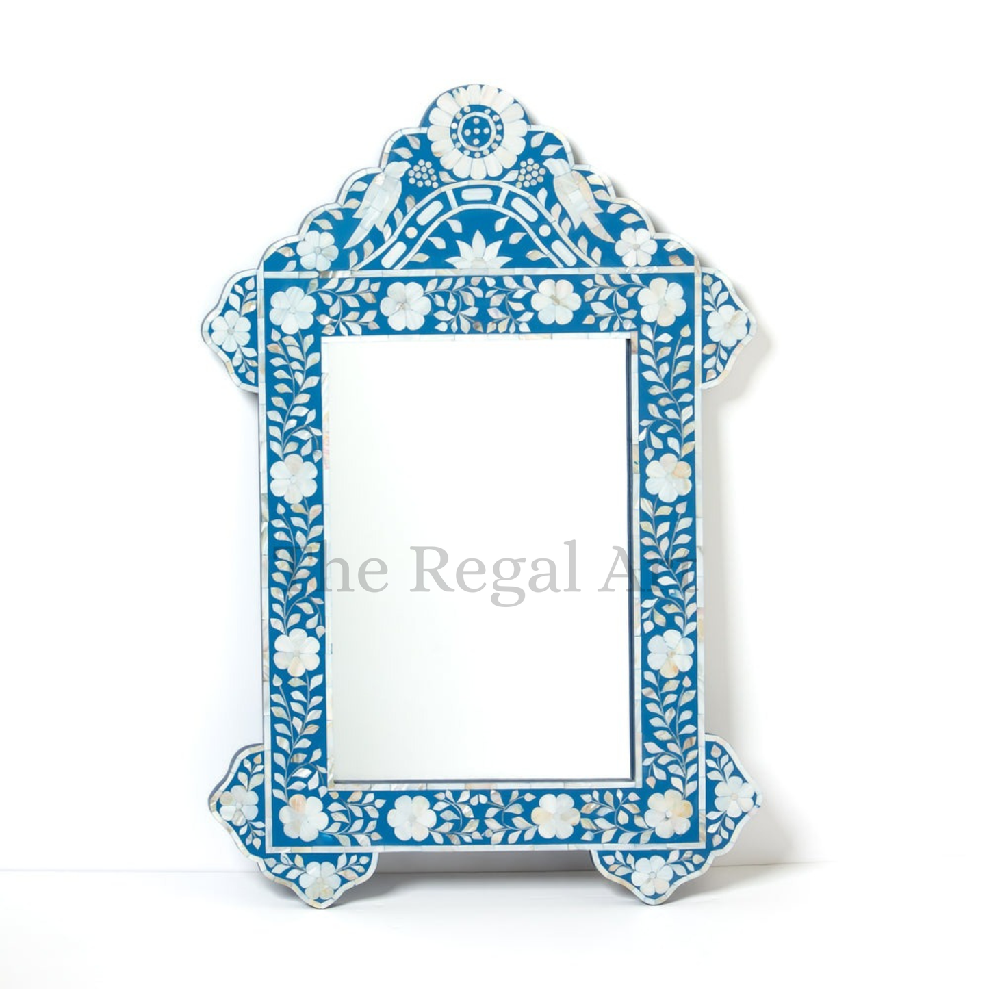 Handmade Mirror Frame-Mother Of Pearl Bathroom Mirror Living Room Wall Décor Frame