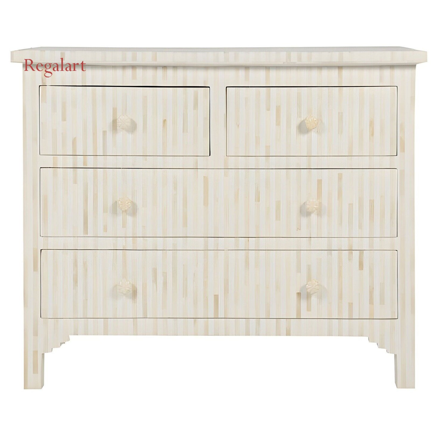 Chest of Drawers - White Bone Inlay