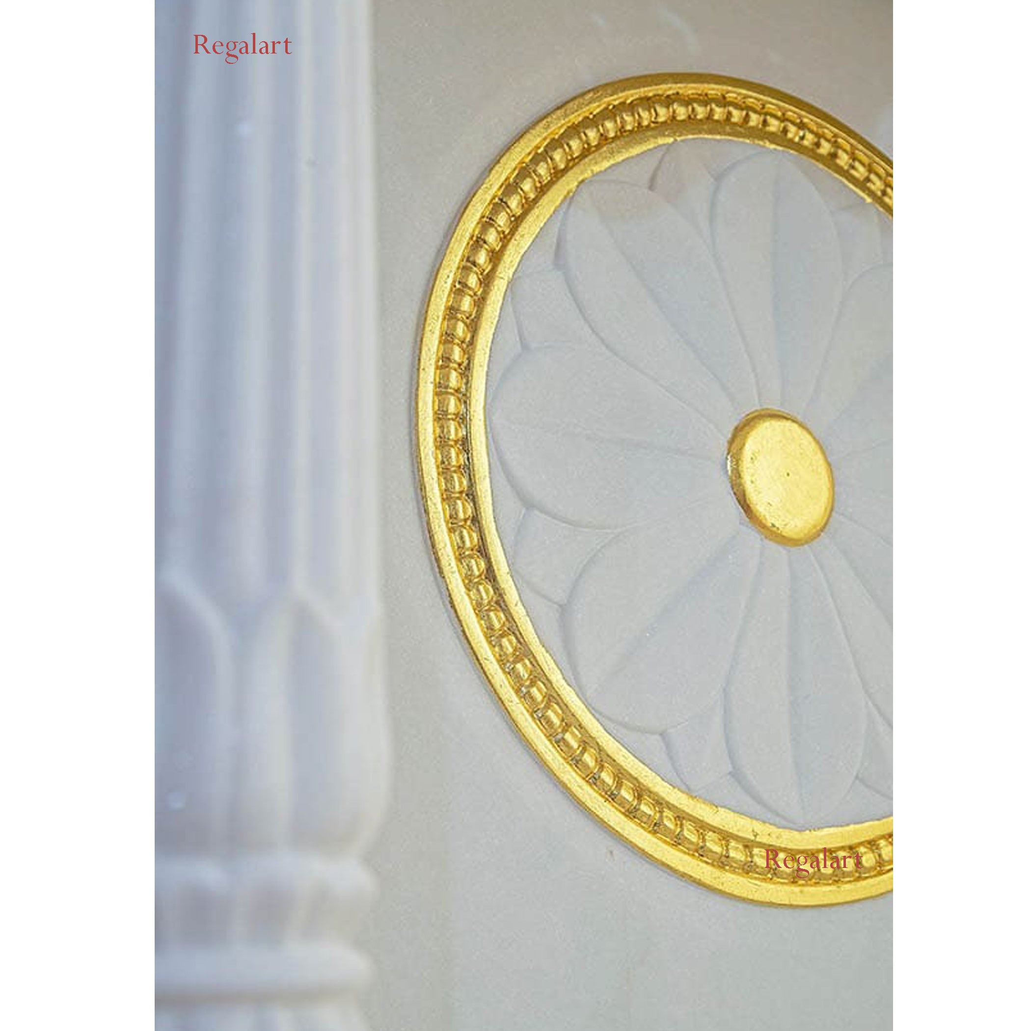 White Marble Mandir | Handmade Marble Temple Home Decor