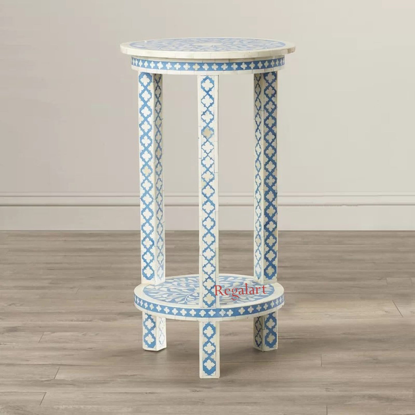 Handmade Bone Inlay Stool & End Table | Stunning Decor Furniture