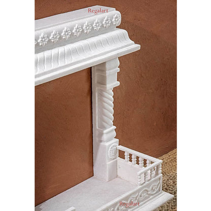 Marble temple for home decor white marble mandir