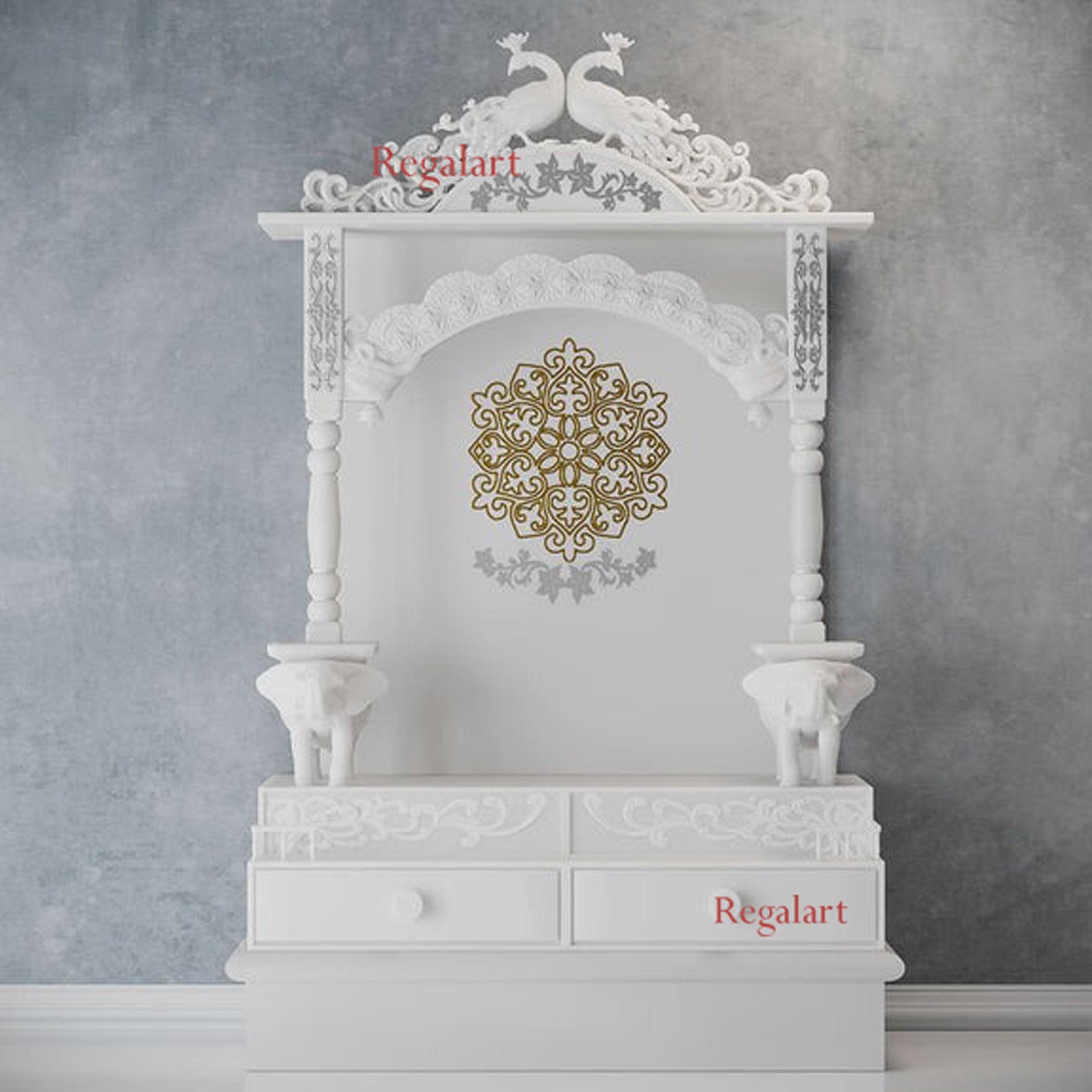 Vietnam Marble Mandir | Handmade Home Pooja Temple Decor