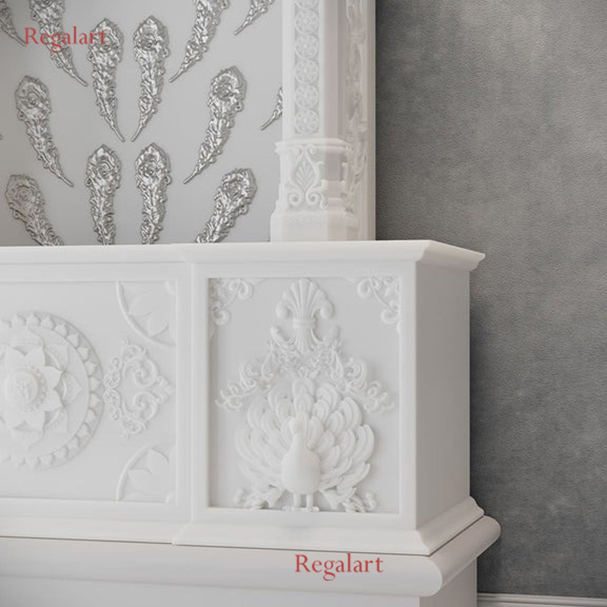 Mayur White Marble Mandir | Handcrafted Home Temple Decor