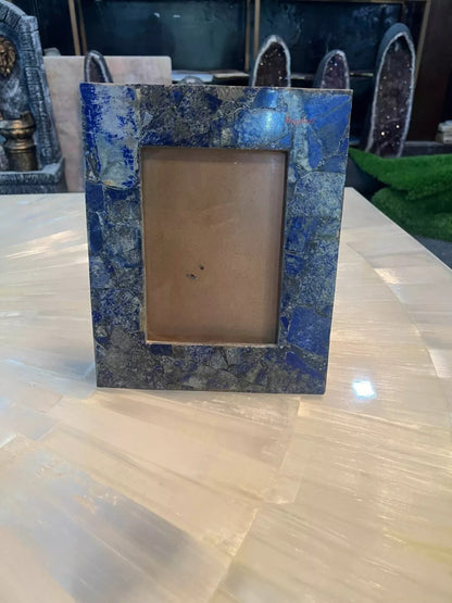 Lapis Lazuli Photo Frame, Picture Frame Occasional Gift, Gift For Her