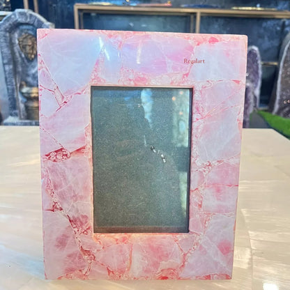 Picture Frame, Photo Frame, Rose Quartz Stone Home Decor Gifts