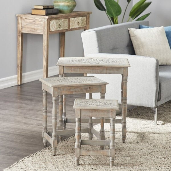 End Table / Side Table / Nesting Table Combo  Handmade Wooden Furniture