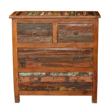 Rustic, solid, wooden handmade antique home decor sideboard furniture.