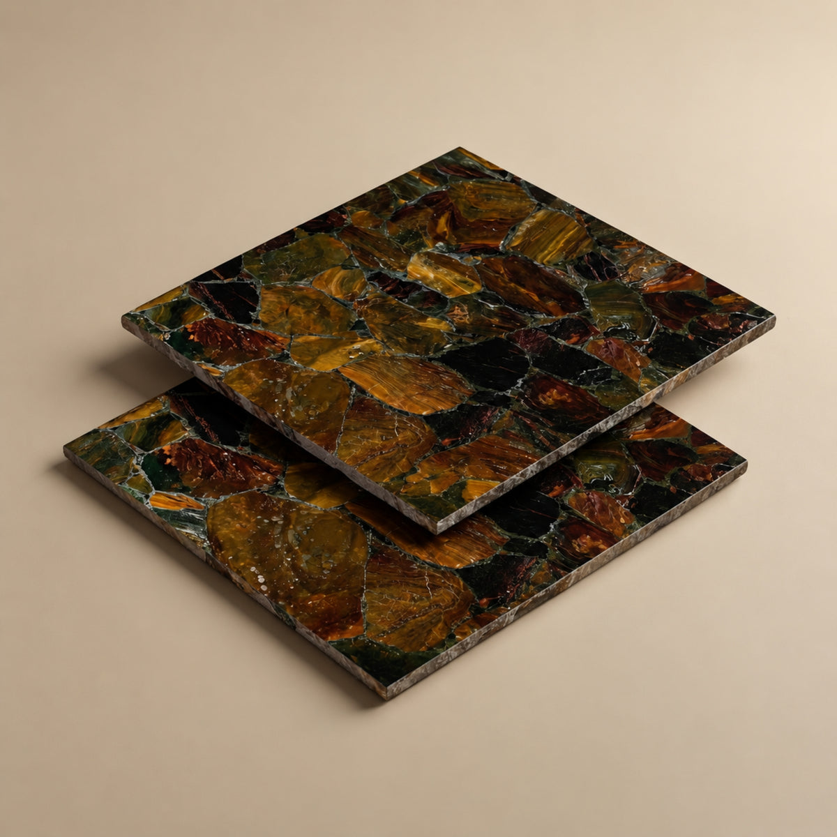 Brown Jasper Gemstone Tiles | The Regal Art