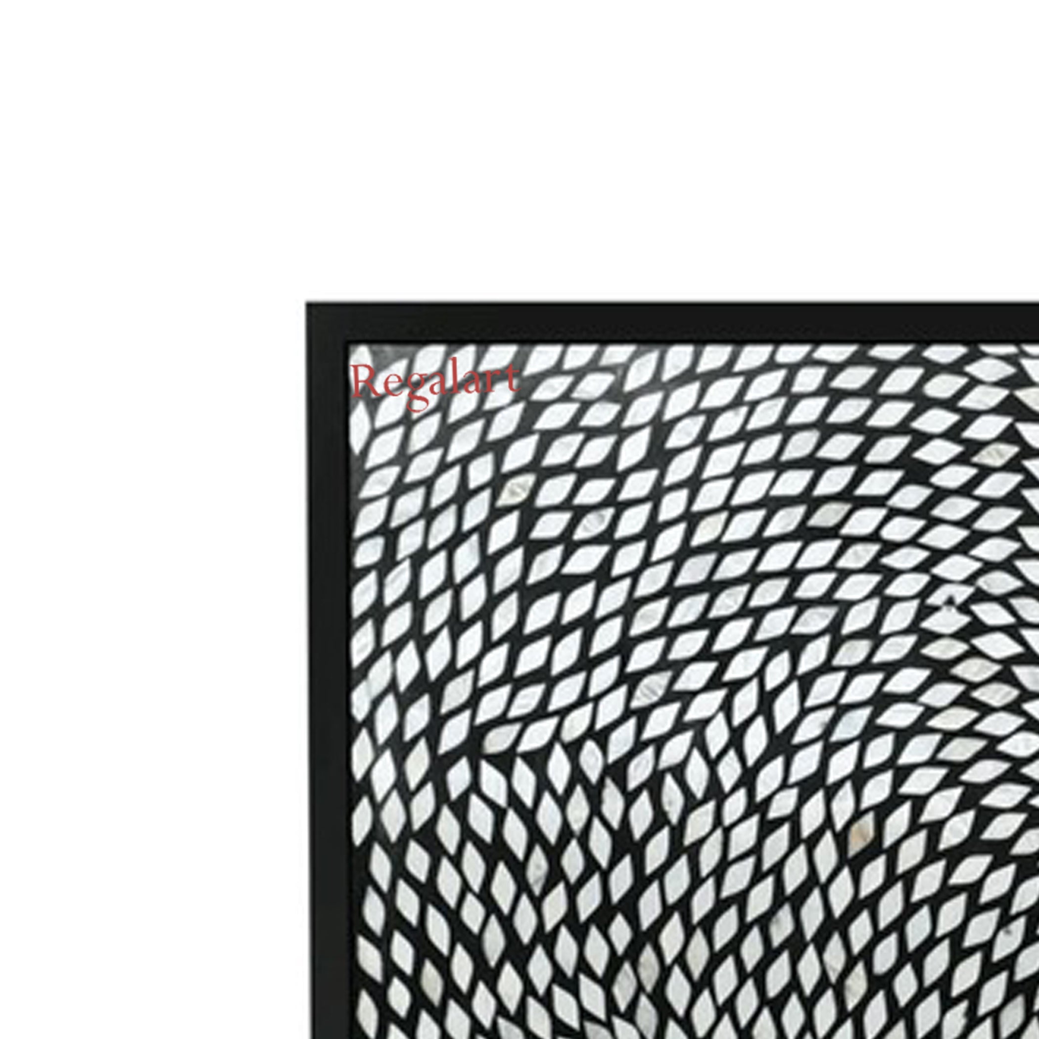 Handmade Black Mother of Pearl Cabinet | Luxury Decor