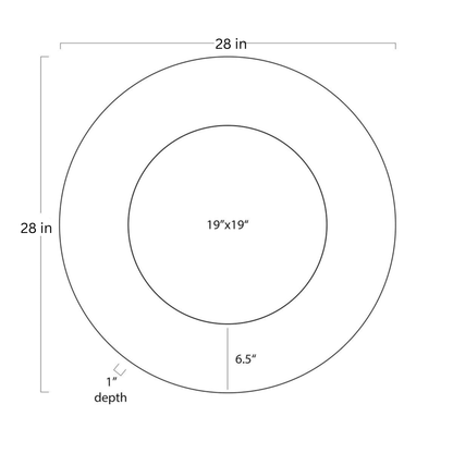 Handmade Bone Inlay Round Wall Mirror: Boho Decor