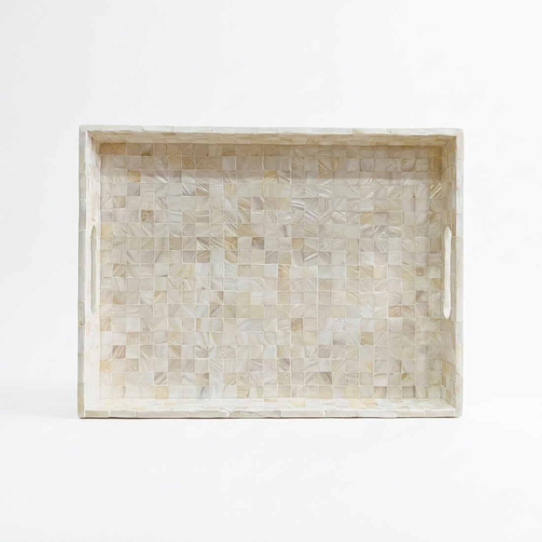 Handmade Mother of Pearl Serving Tray | Luxury Decor