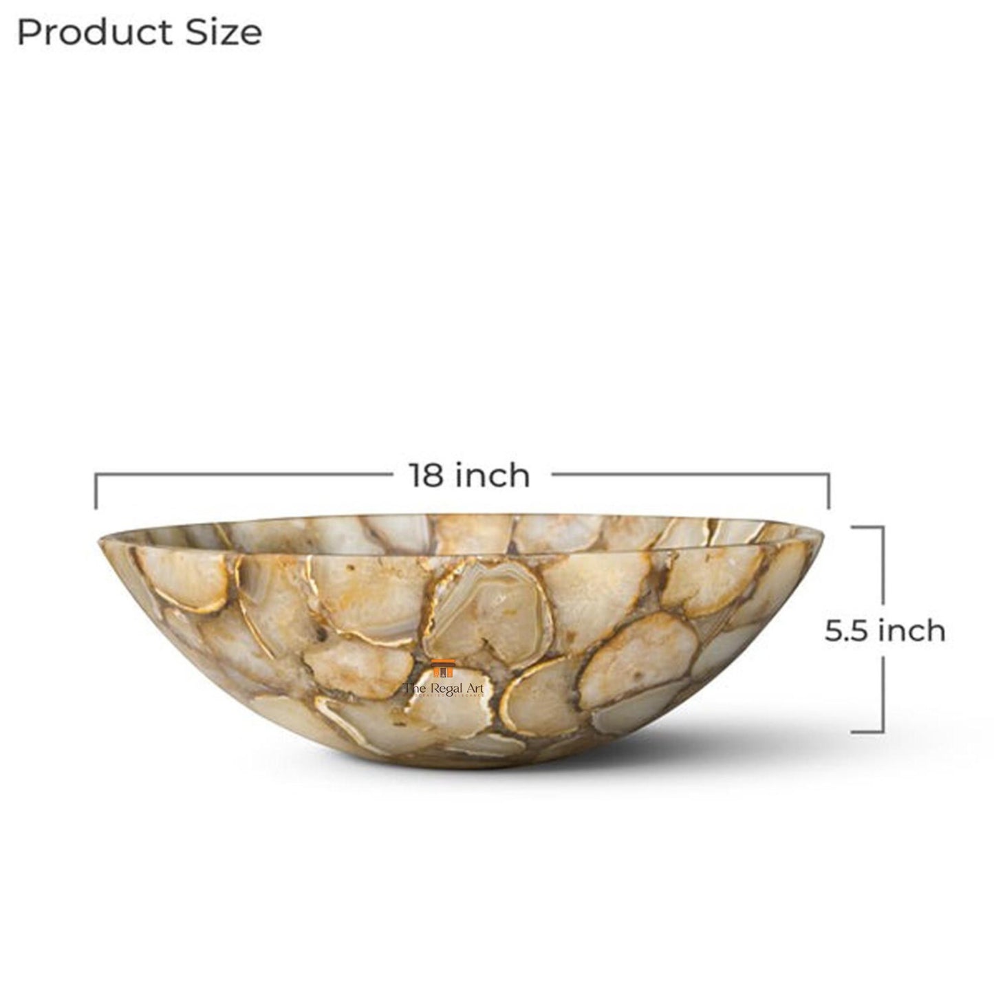 Handmade Golden Agate Stone Sink: Luxury Bathroom Countertop Vessel