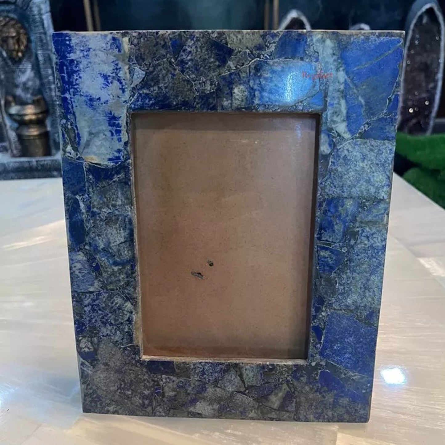 Lapis Lazuli Photo Frame, Picture Frame Occasional Gift, Gift For Her