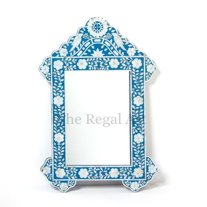 Handmade Mirror Frame-Mother Of Pearl Bathroom Mirror Living Room Wall Décor Frame