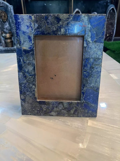 Lapis Lazuli Photo Frame, Picture Frame Occasional Gift, Gift For Her