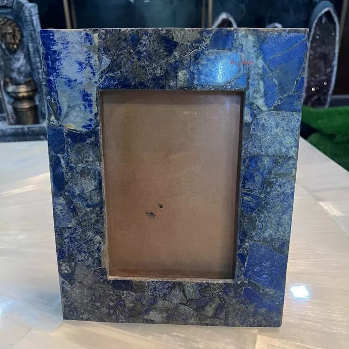 Handmade Lapis Lazuli Frame | Occasional Gift Decor