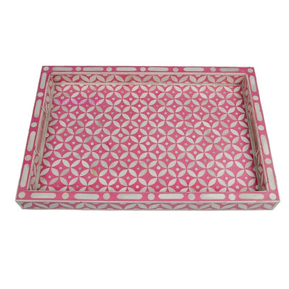 Kitchen Serving Tray Eye design Bone inlay Decorative Tray