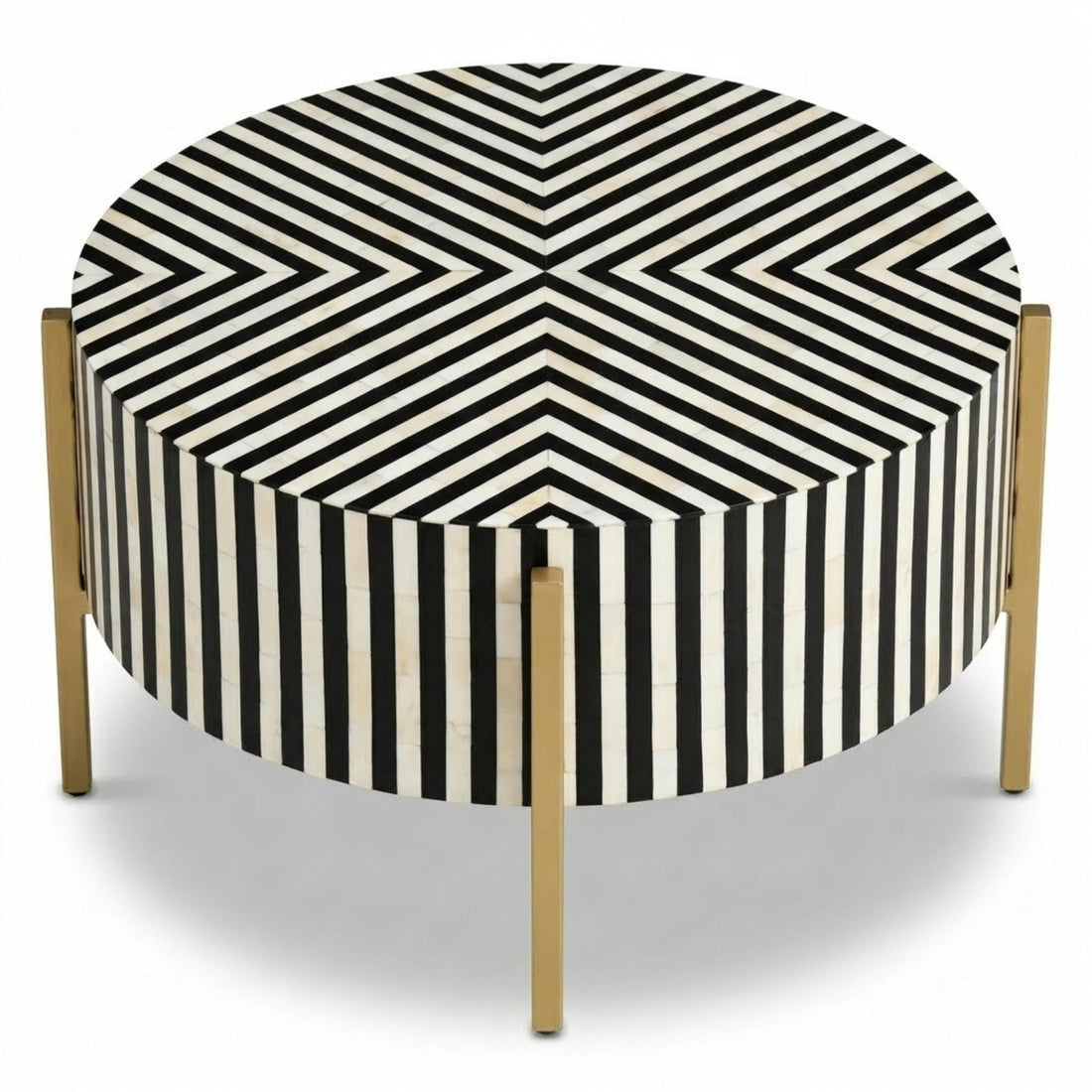 Handmade Bone Inlay Coffee Table | Luxury Home Decor