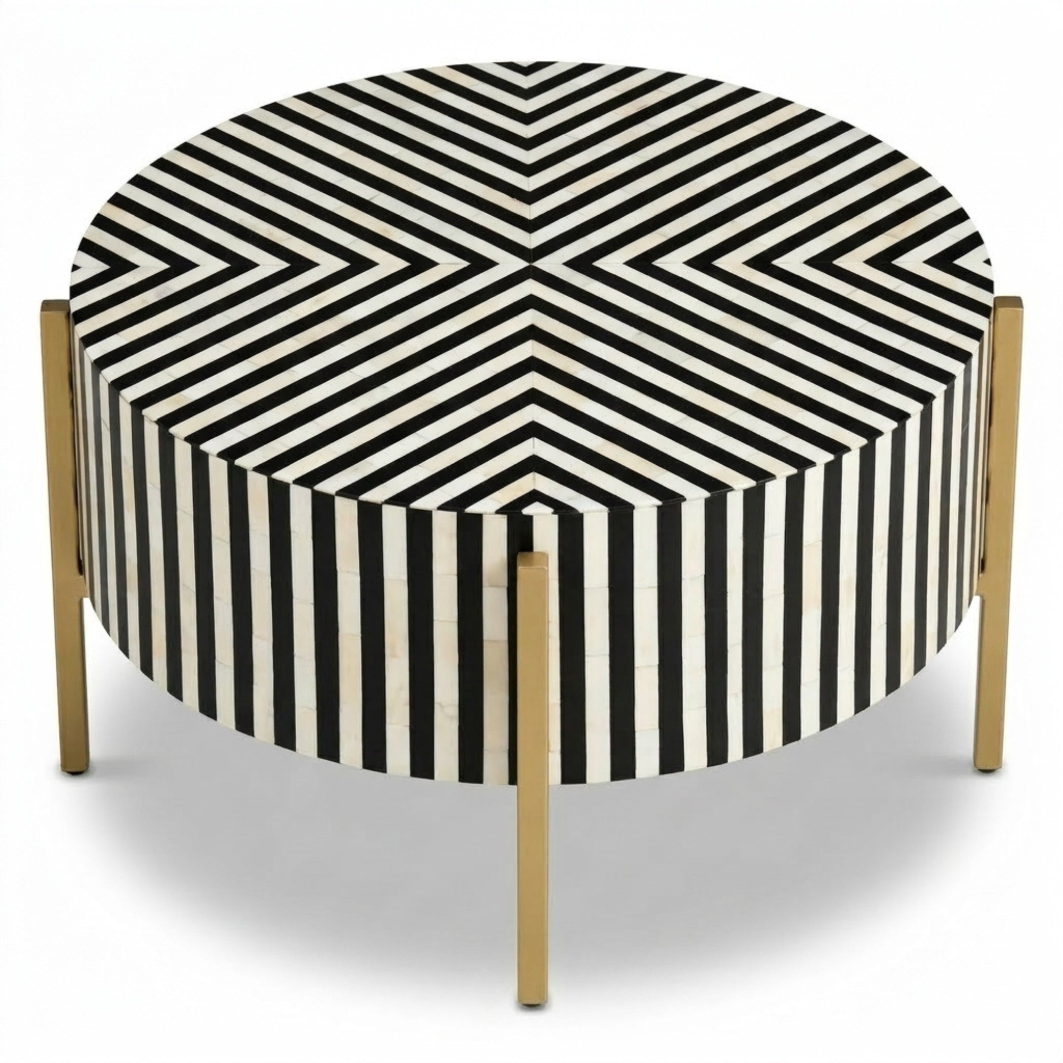 Handmade Bone Inlay Coffee Table | Luxury Home Decor