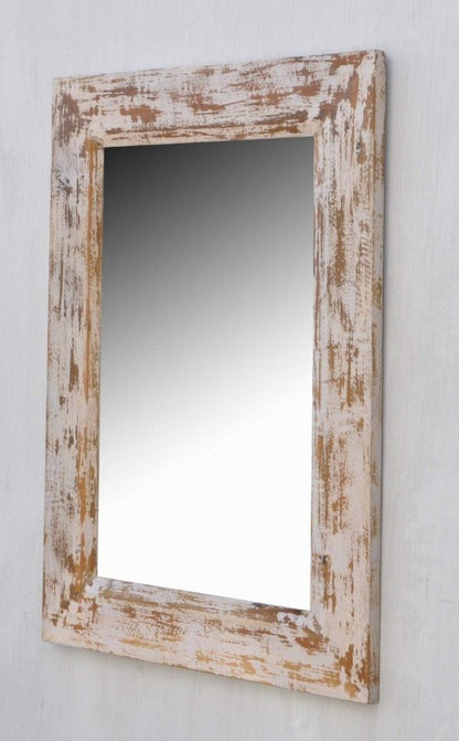 Wooden Mirror Frame Distress colour Style Home Decor Mirror Reclaimed Wood